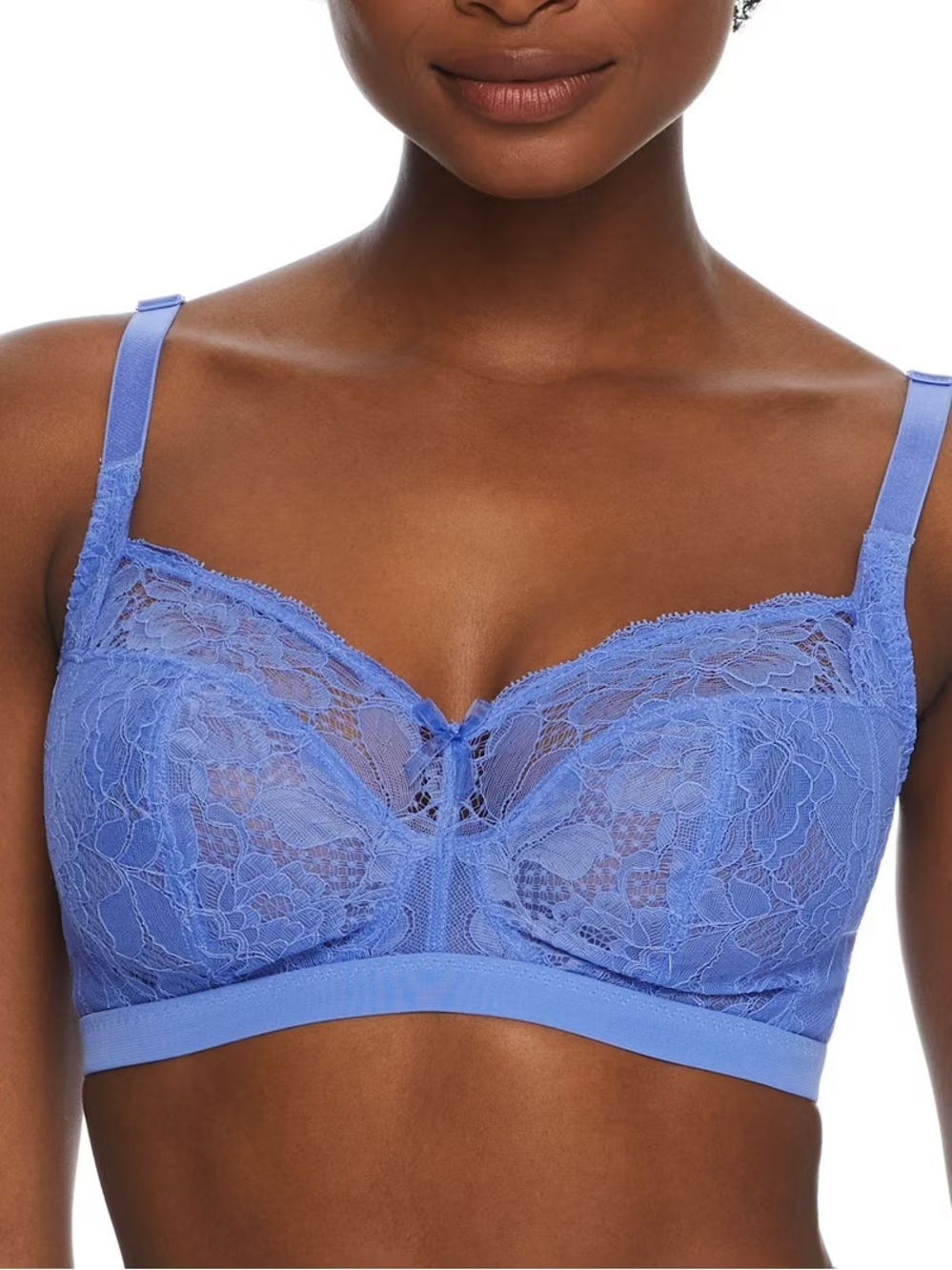 Panache Womens Imogen Wire-Free Bra Style-10166 Size 34 J (US 34G) Cornflower